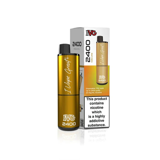 IVG 2400: Cola Lime Vape (4 Pods) - VapeMatch.co.uk