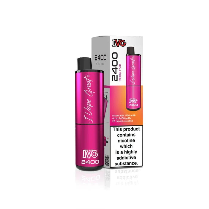 IVG 2400: Tropical Fruits Vape (4 Pods) - VapeMatch.co.uk