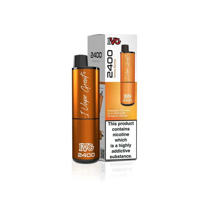 IVG 2400: Yummy Gummy Vape (4 Pods) - VapeMatch.co.uk