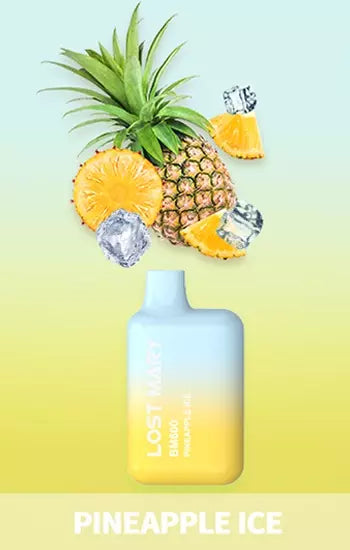 LOST MARY Pineapple Ice - BM600 Disposable Vape - VapeMatch.co.uk