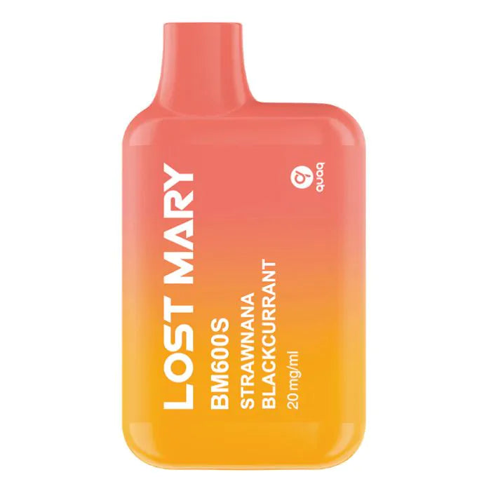 Lost Mary Strawnana Blackcurrant - BM600S Disposable Vape - VapeMatch.co.uk